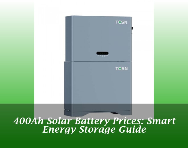400Ah Solar Battery Prices: Smart Energy Storage Guide